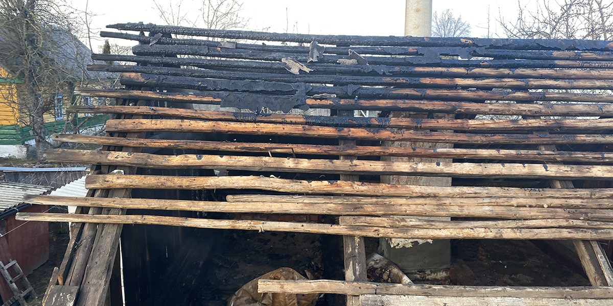 Баня горела в Могилеве