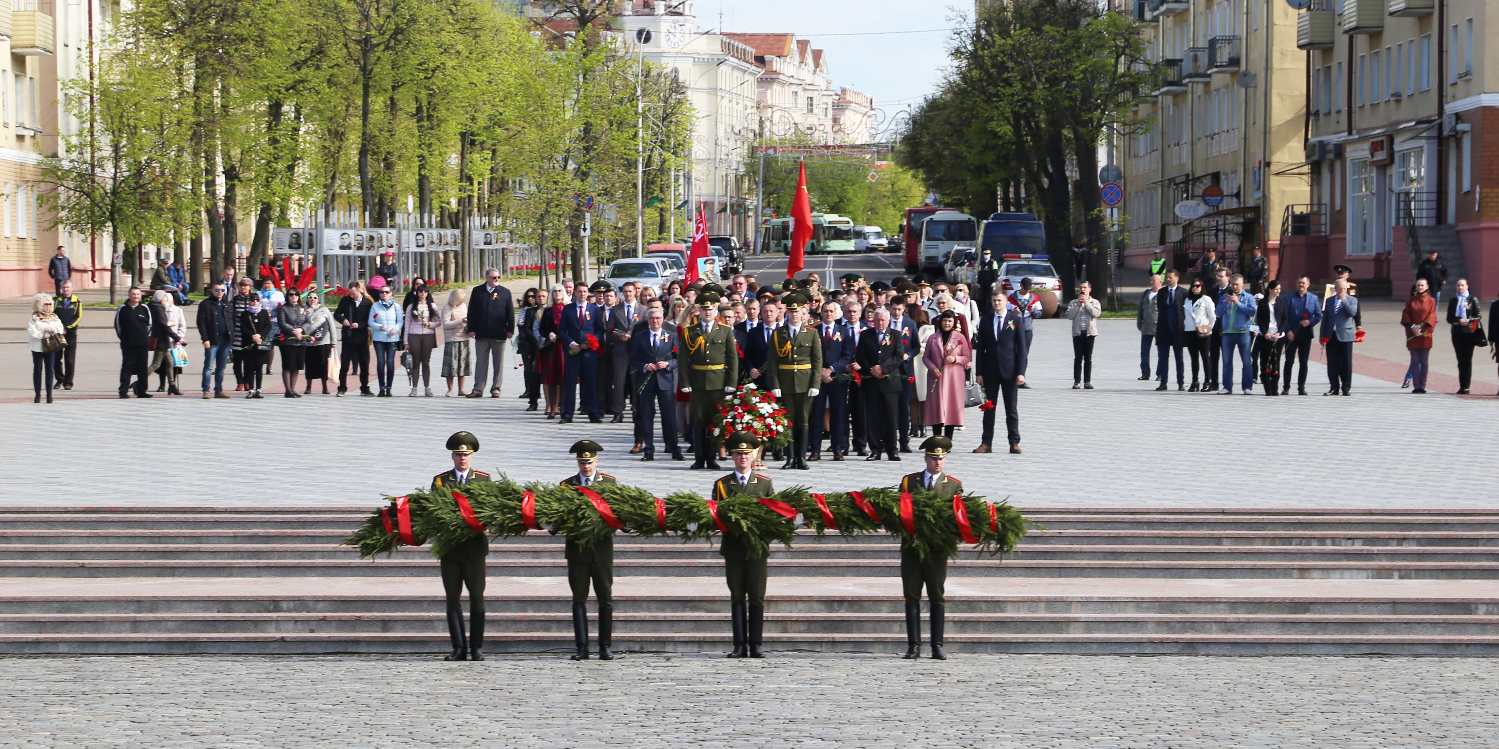 Перекрытие улиц, ограничение движения и дополнительные единицы автобусов &mdash; как будет организовано движение транспорта в Могилеве 9 мая