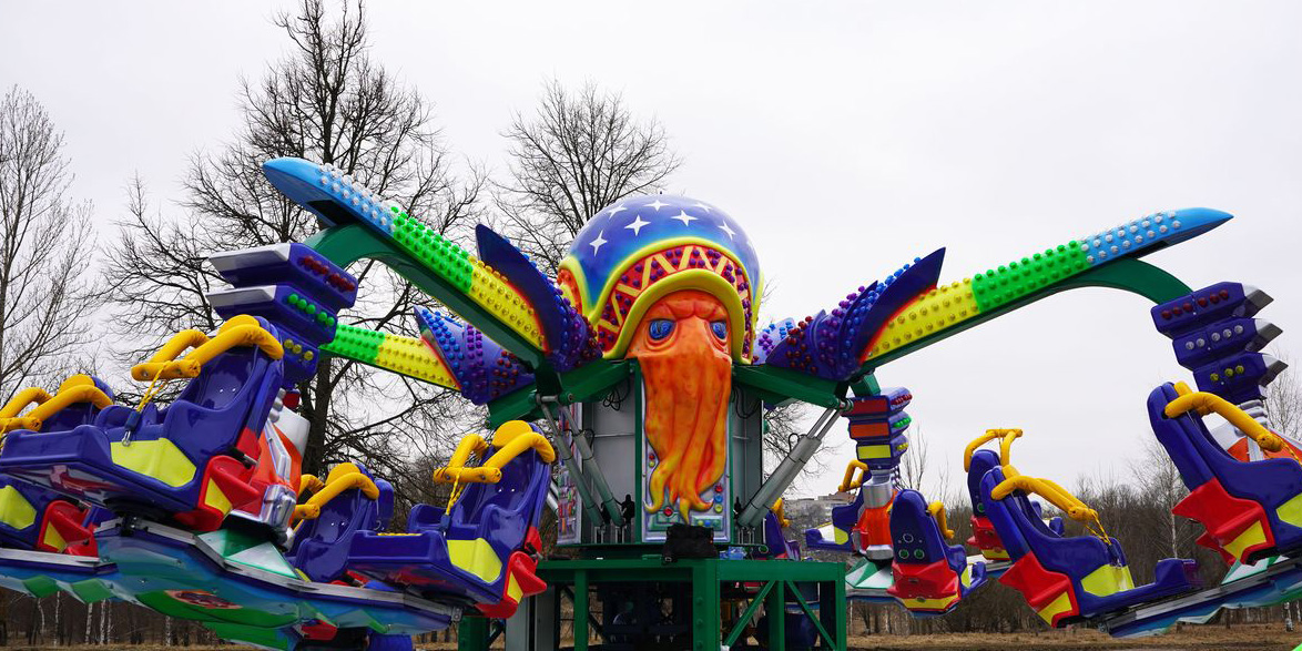 «Биоробот» вместо «Сюрприза»: парк аттракционов в Могилеве готовится к сезону