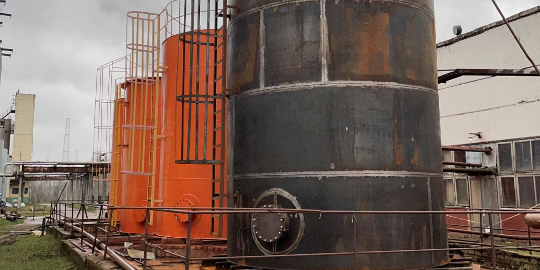 Технологические баки обновляют в химическом цехе филиала Могилевской ТЭЦ-2
