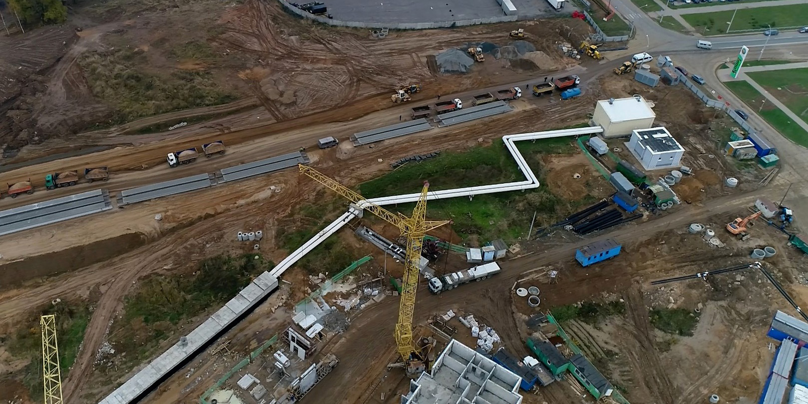 В районе улицы Космонавтов в Могилеве идет поэтапная реконструкция тепловых сетей