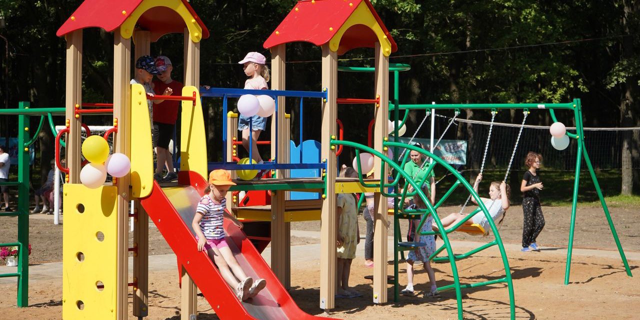 Новую детскую площадку открыли в Могилеве