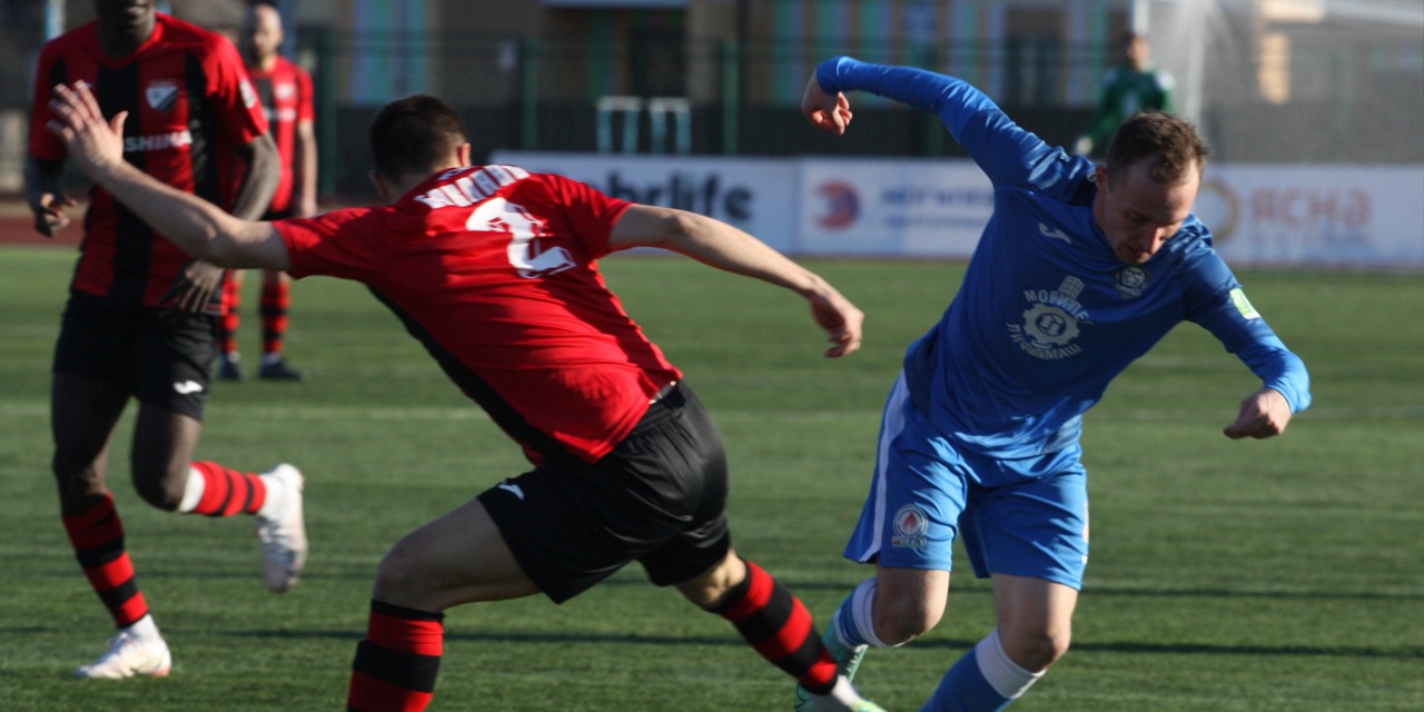 «Днепр» в стартовом матче чемпионата Беларуси сыграл вничью с бобруйской «Белшиной»