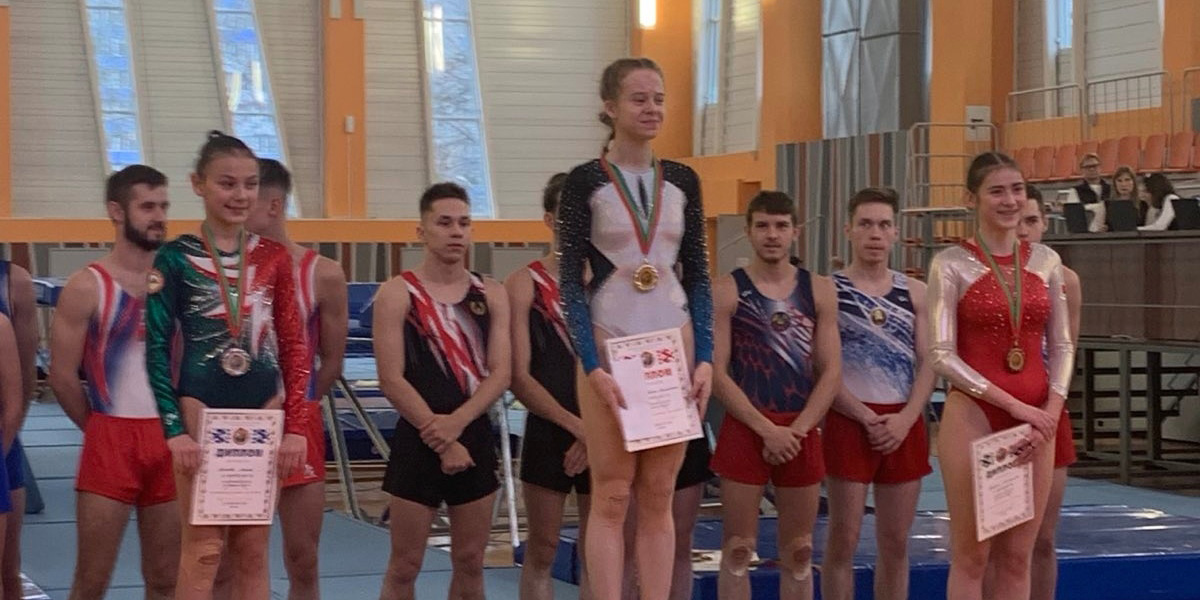 Могилевчанка Виолетта Бордиловская стала чемпионкой страны по прыжкам на батуте