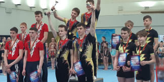 Могилевские спортсмены на республиканских соревнованиях по спортивной акробатике завоевали «серебро» 