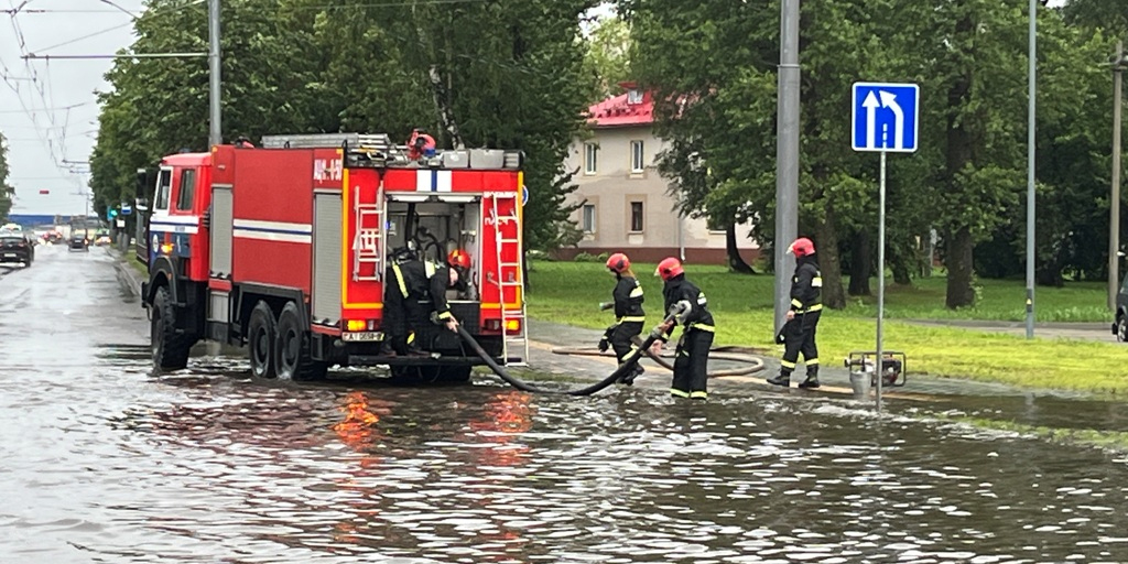 В МЧС рассказали о последствиях ливня в Могилевской области