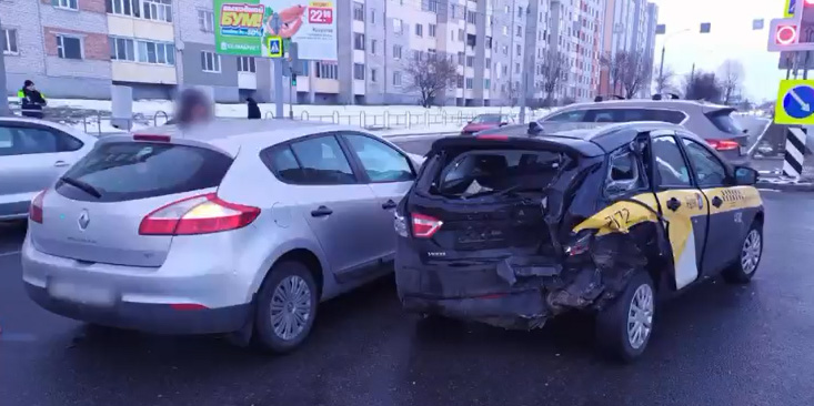 Невнимательность водителя стала причиной ДТП в Могилеве