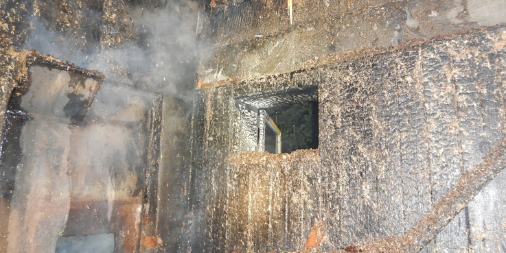 В Могилеве горела баня