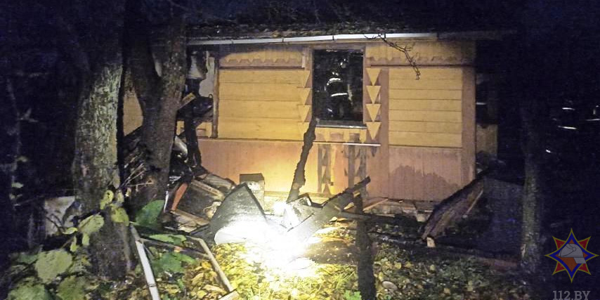 Подростки пострадали на пожаре в Могилевском районе