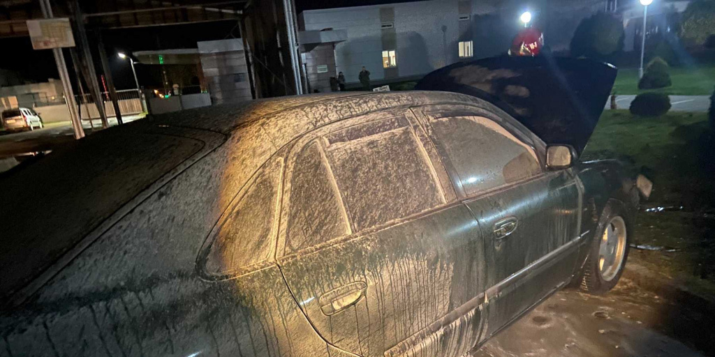 В Могилевском районе горел автомобиль