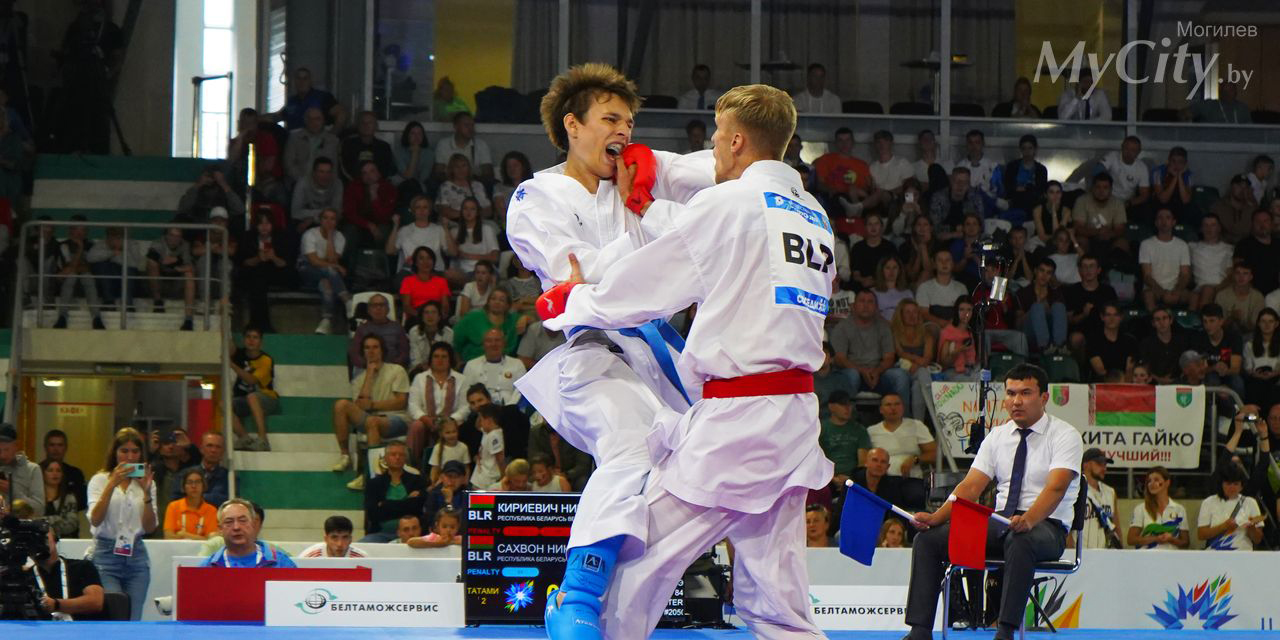 Второй день соревнований по карате в Могилеве