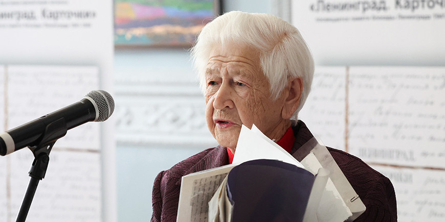 «Мы не имеем права забывать». Малолетняя узница на открытии выставки о блокадном Ленинграде в Могилеве