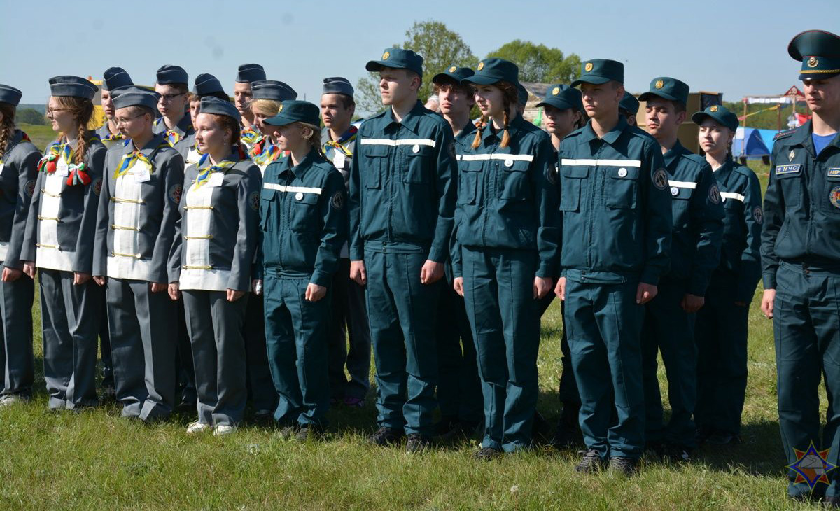 Областной слет юных спасателей-пожарных