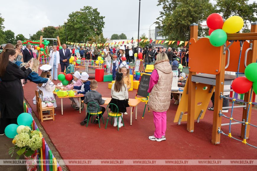 Новый спортивно-игровой комплекс открыли в Могилеве 