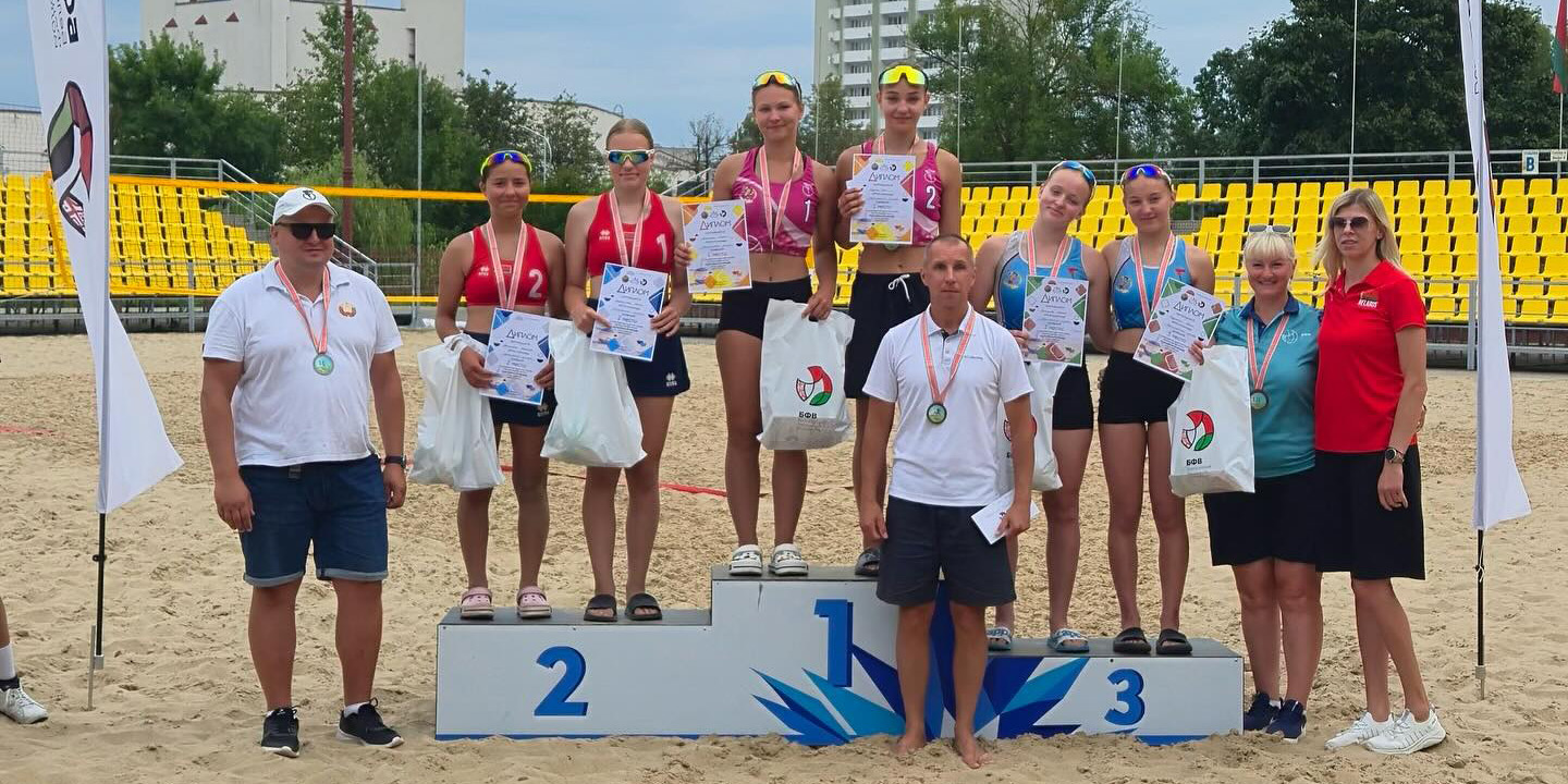 Команда Могилевской области стала победителем Олимпийских дней молодежи по пляжному волейболу в соревнованиях среди девушек