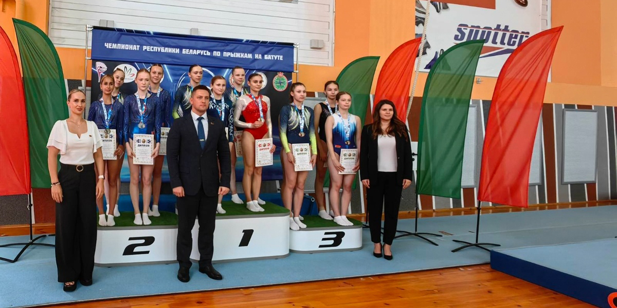 Могилевские батутисты стали бронзовыми призерами на чемпионате в Витебске