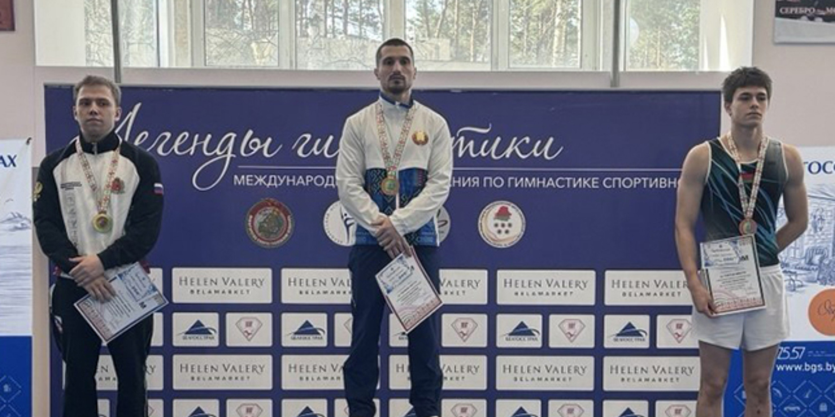 Егор Шарамков завоевал две золотые медали на международном турнире по спортивной гимнастике