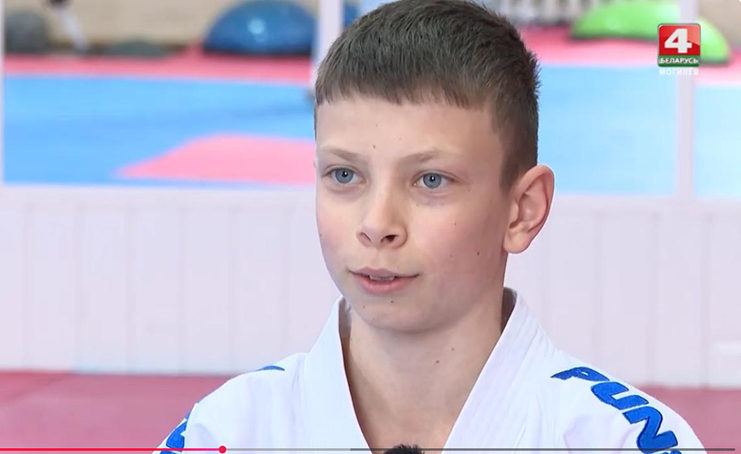 12-летний могилевчанин завоевал бронзу в молодежной лиге по карате в Дубае